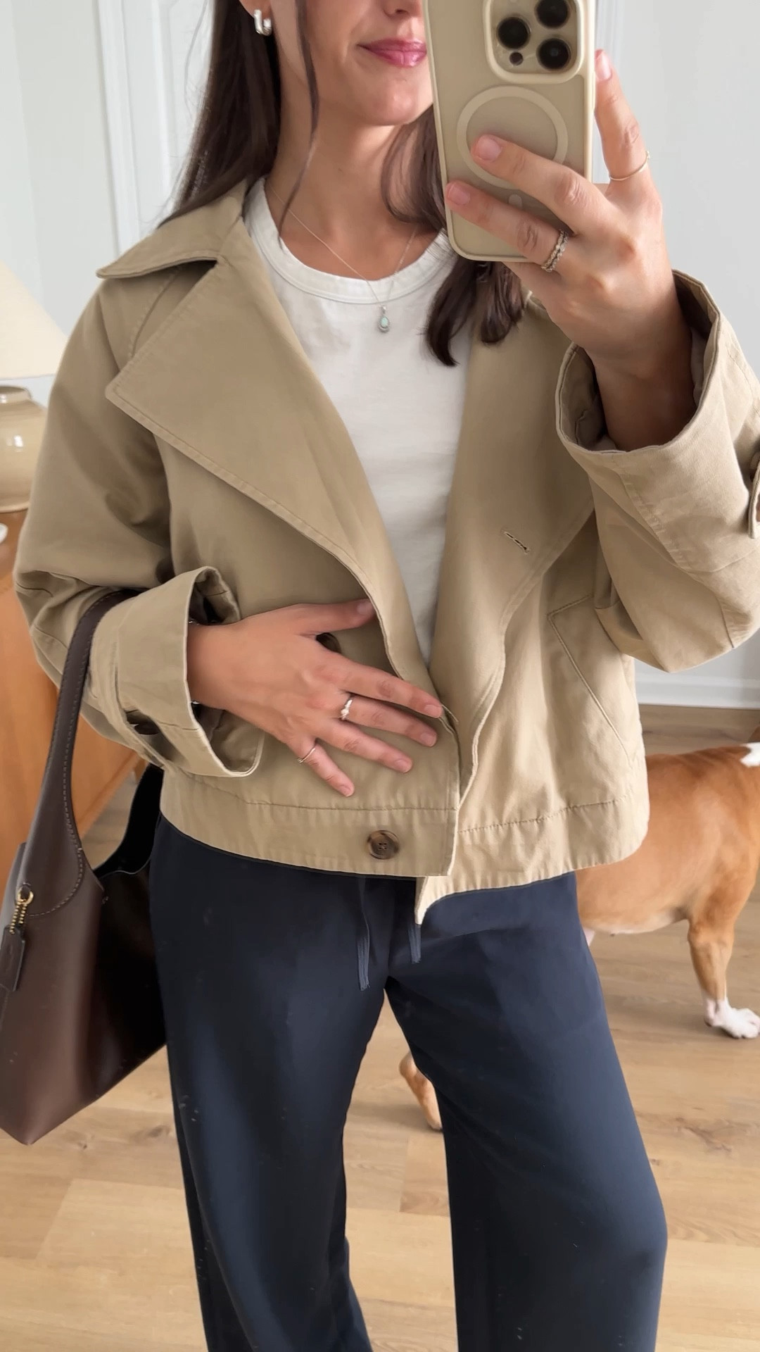 Casual errands ootd! Wearing size small in all. Similar trench coat options linked! 

#LTKStyleTip #LTKSeasonal #LTKFallSale