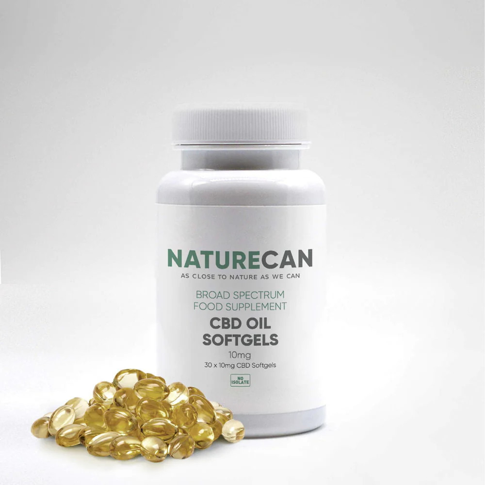 Buy CBD Oil Softgels Capsules (10mg) | Naturecan UK | Naturecan UK