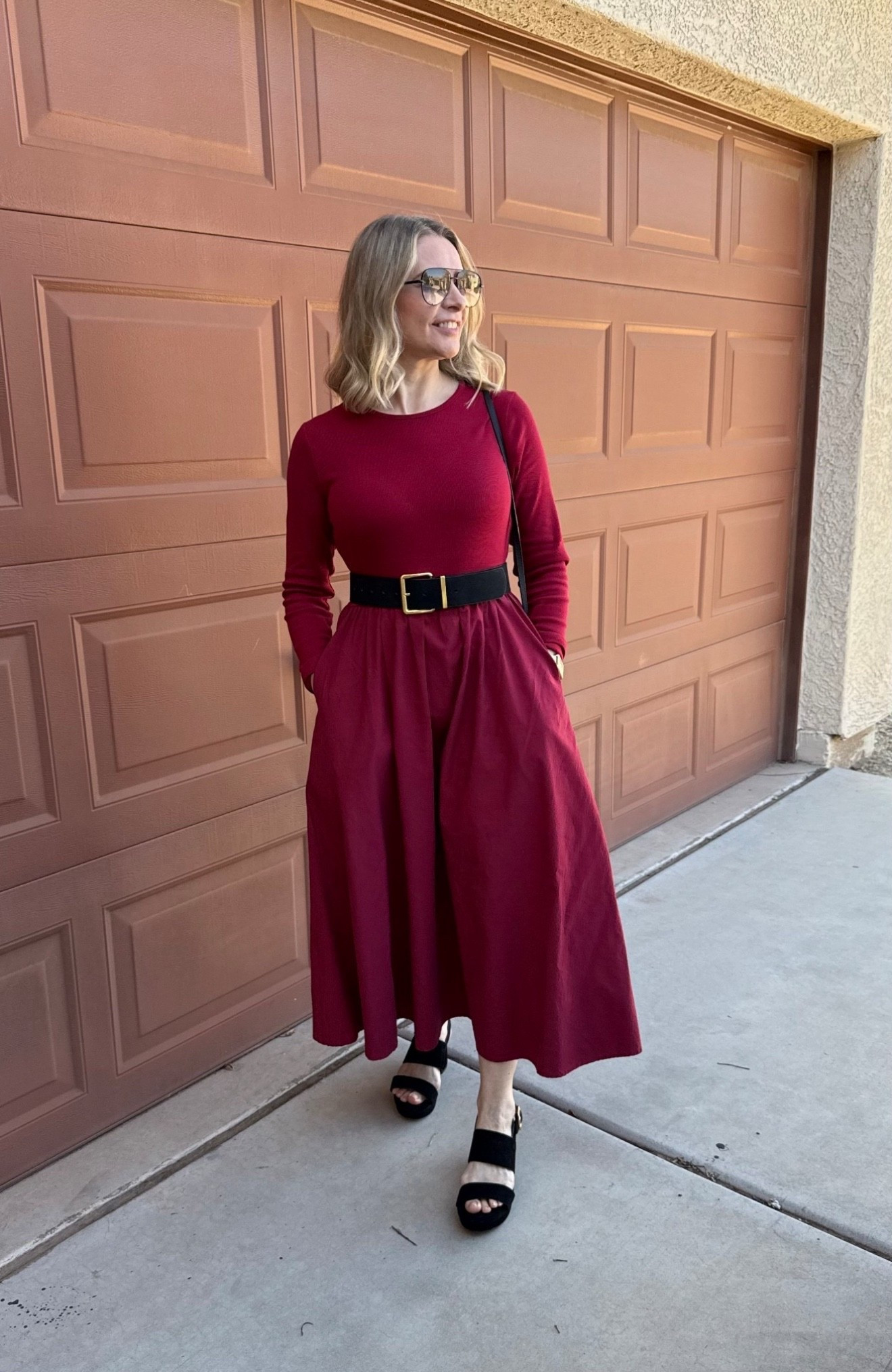Such a cute burgundy dress from Amazon. I’m wearing a small. Love the quality. The color is a bit darker in real life. On sale now!




Valentine outfit, Valentines outfit, Burgundy dress, burgundy outfit, Merlot dress, deep wine dress, Holiday outfit, holiday dress, Amazon dress, madewell belt, 

#LTKStyleTip

#LTKHoliday #LTKFindsUnder50 

#LTKWorkwear #LTKValentine #LTKootd #LTKOver40 #LTKSeasonal #LTKPetite