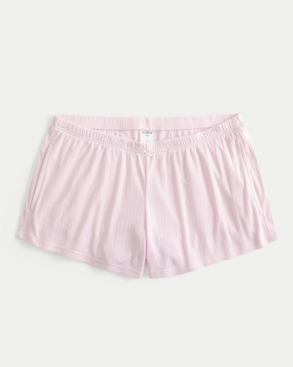 Cozy Pointelle Bow Shortie | Hollister (US)