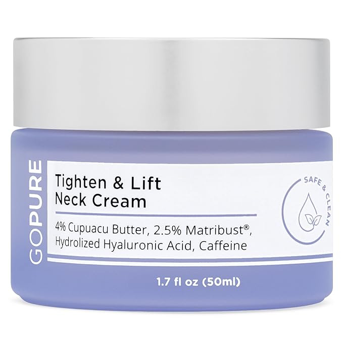 goPure Neck Firming Cream - Anti-Aging Neck Cream for Tightening and Wrinkles for an Even Skin To... | Amazon (US)