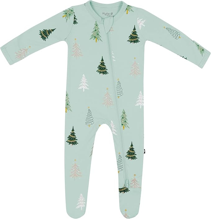 KYTE BABY Unisex Zipper Closure Footies, Rayon Made From Bamboo, 0-24 Months | Amazon (US)
