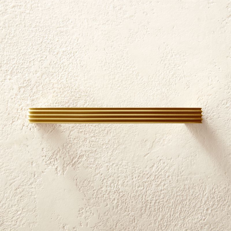 Cody Brushed Brass Handle 5" + Reviews | CB2 | CB2