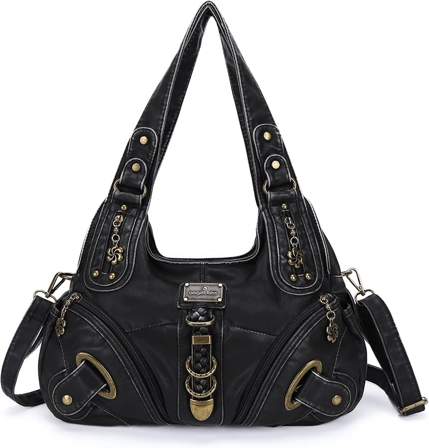 Angelkiss Hobo Purses and handbags for Women Satchel Handbag Women Purses Large Daily Shoulder Ba... | Amazon (US)