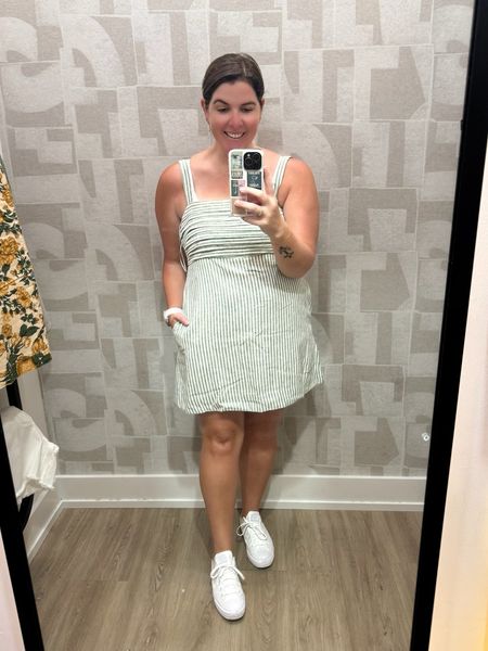 I literally grabbed this because it looked like the cutest linen dress for Spring and Summer, but y’all…the skirt portion of the dress is a SKORT! 😍😍 It looks like a dress, but there are attached shorts under it! It runs TTS and comes in several color options! During this Abercrombie sale, you get 15% off this item! Use code JENREED for an additional 15% off  

#LTKMidsize #LTKFindsUnder100 #LTKSaleAlert