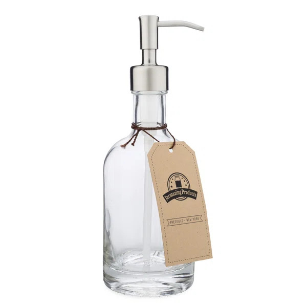 Heavyweight Glass Soap & Lotion Dispenser | Wayfair North America