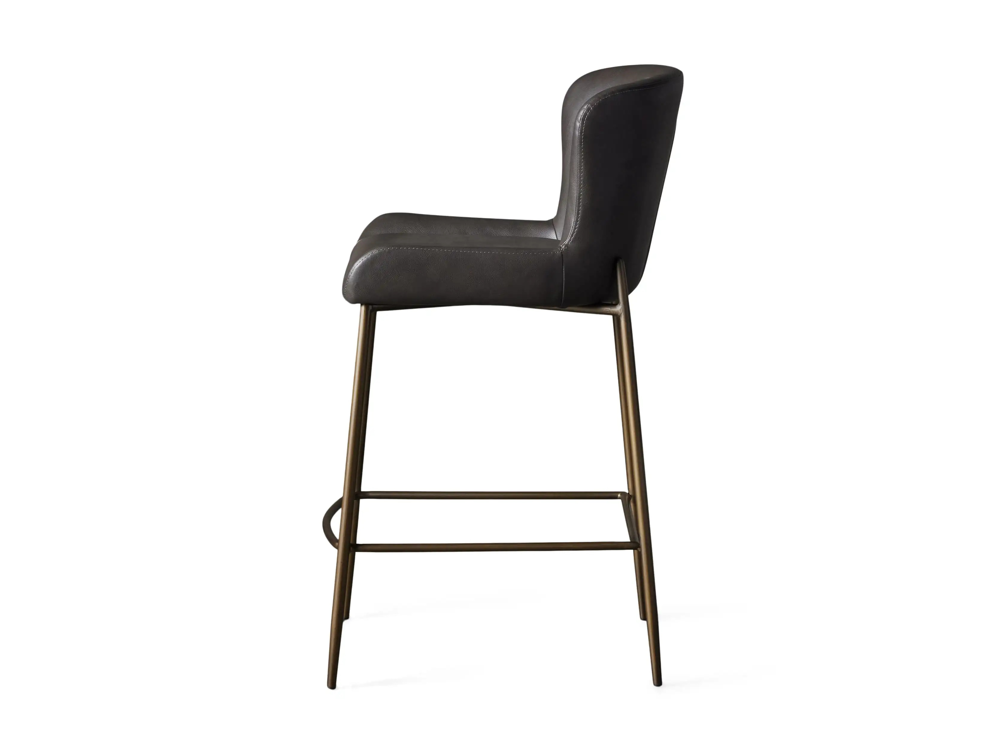 Kirsten Counter Stool in Carbon | Arhaus