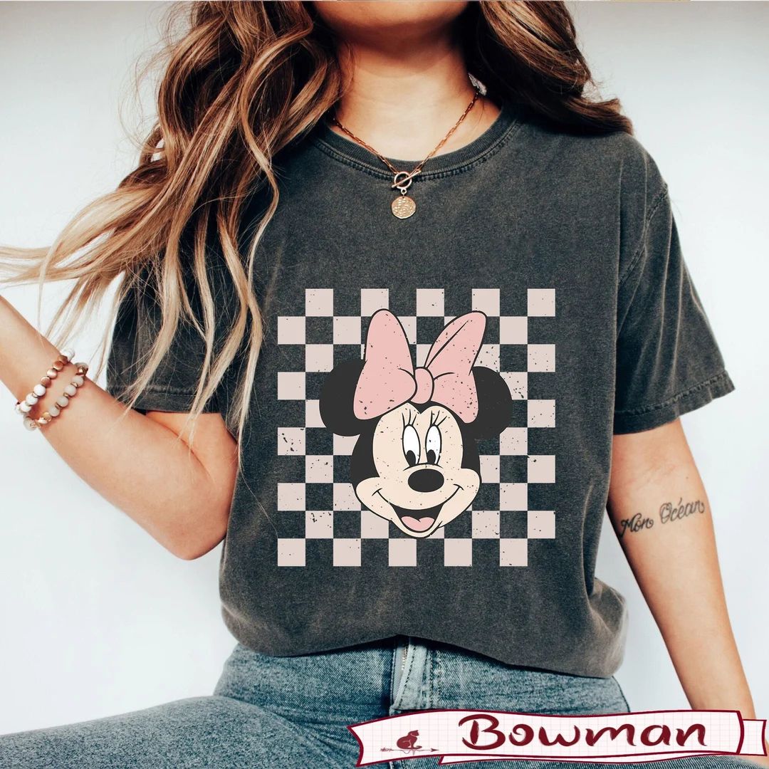 BM® Retro Minnie Shirt Minnie Mouse Comfort Colors Shirt - Etsy | Etsy (US)