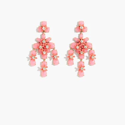 Floral cascade earrings | J.Crew US