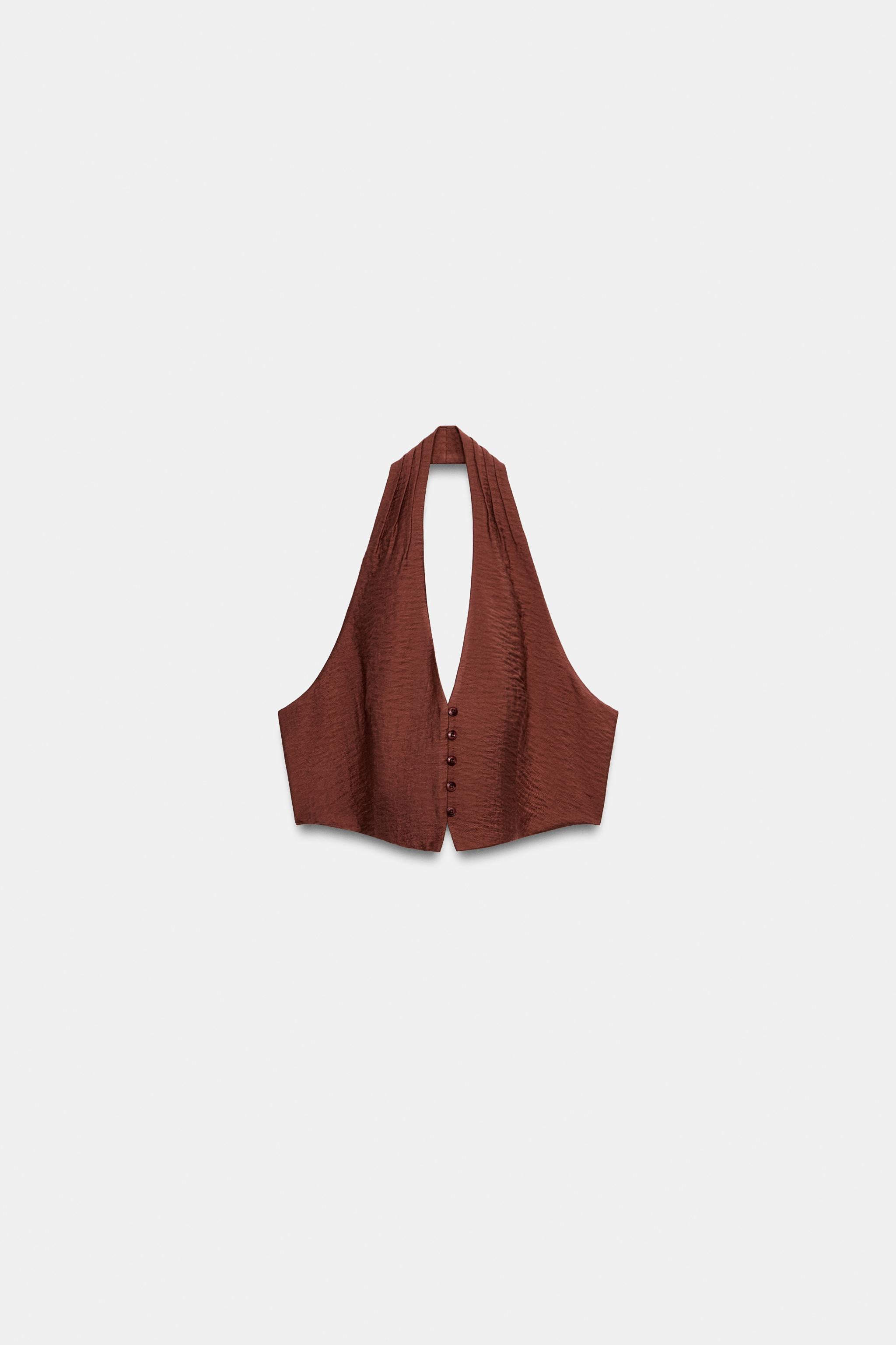 HALTER NECK CROP TOP | Zara US