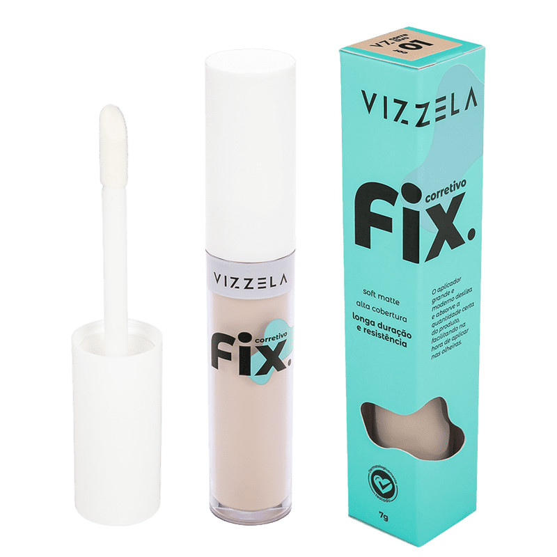 Vizzela Cosméticos Fix Cor 1
        
            
                 - Corretivo Líquido 7g | Beleza Na Web (BR)
