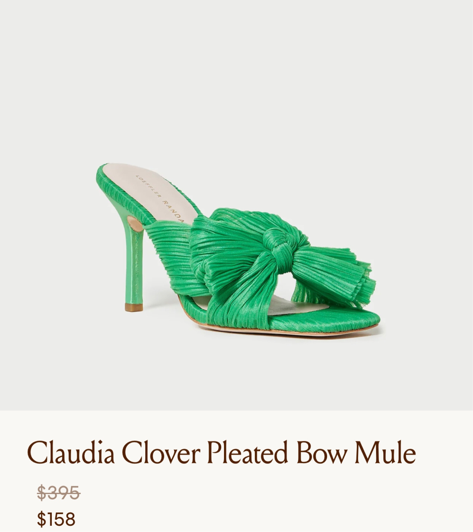 Dont miss this 60% off from Loeffler Randall

#LTKshoecrush #LTKstyletip #LTKsalealert