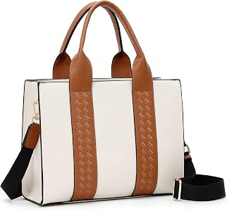Amazon.com: ToLFE Tote Bags for Women Top Handle Satchel Purses and Handbags PU Leather Shoulder ... | Amazon (US)