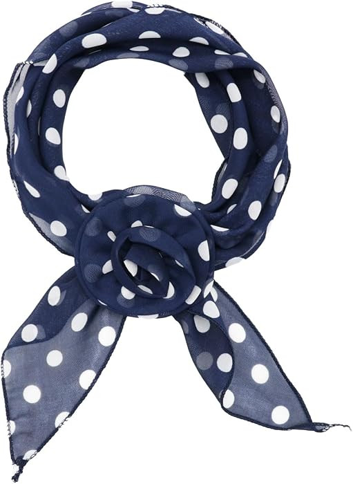 Scarf for Women with Removable Flower, Long Womens Tie Soft Neck Scarf Versatile Hair Band | Amazon (US)