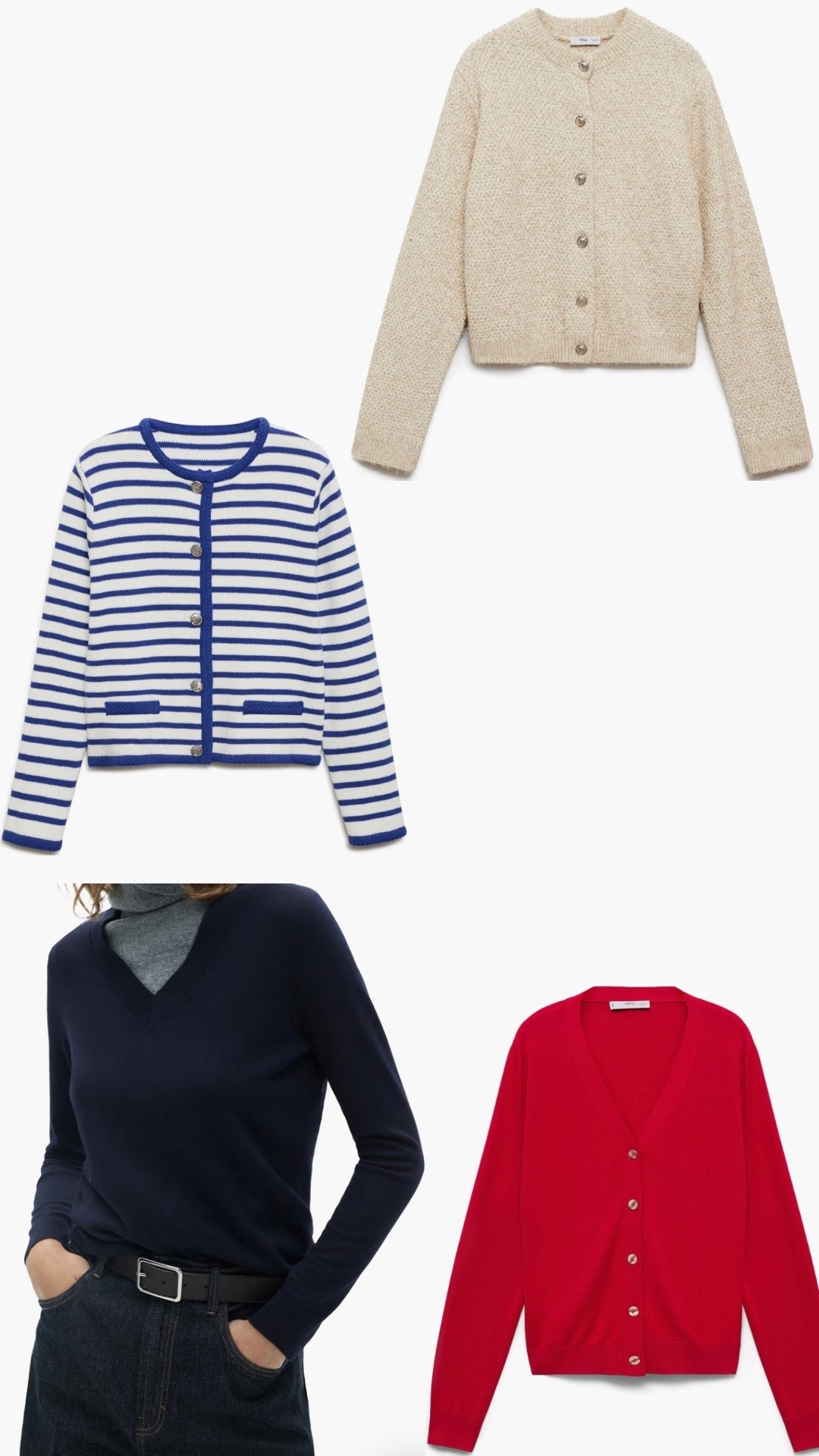 Mango Sweater Jackets 