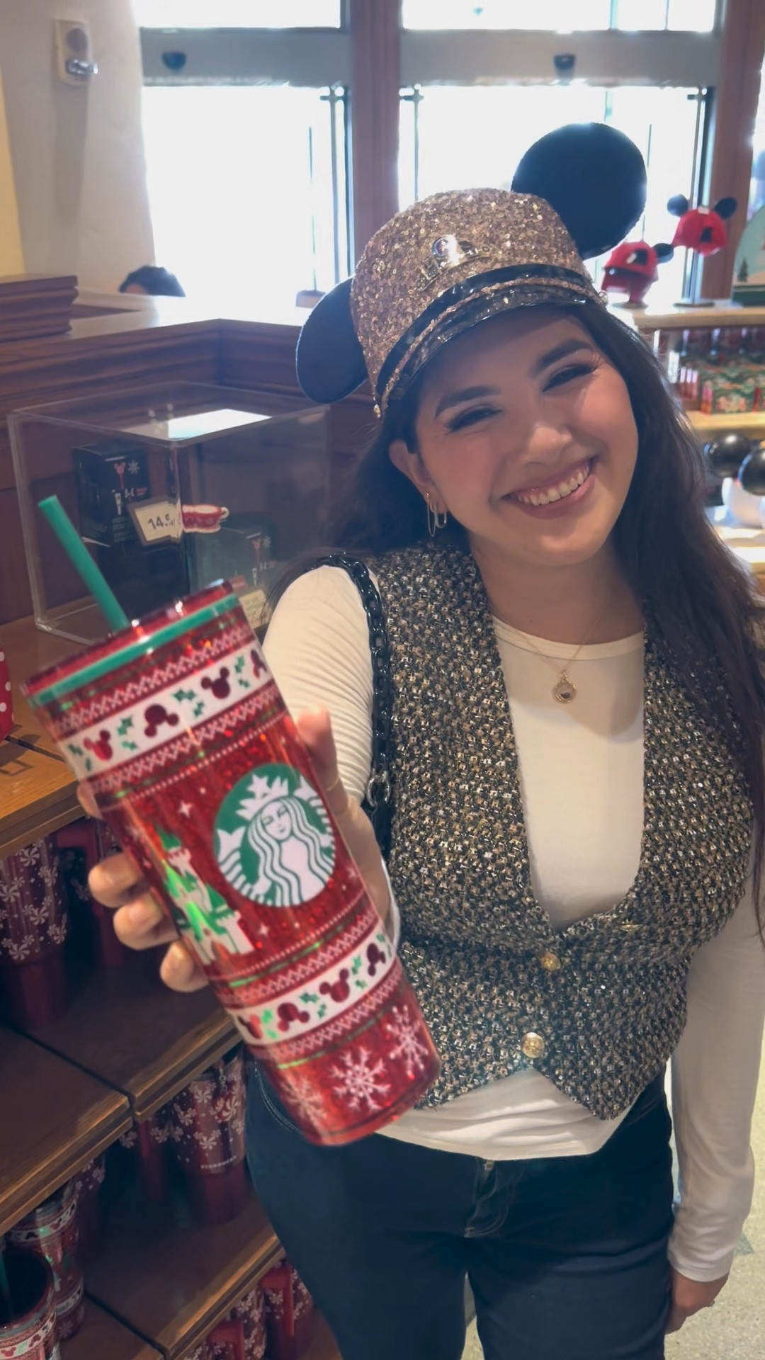 🎄 Holiday season at Disney is pure magic ✨ These festive pieces are perfect for park visits, holiday trips, or simply bringing that cozy Disneyland Christmas feel into your everyday style. 

💫 From soft layers like this zip up jacket to a touch of sparkle with these Starbucks tumblers, it’s all about celebrating the season with Disney cheer. ❤️ Follow for more magical holiday outfit and gift ideas!

Holiday gift guide, Disney gift guide, Angie’s Magical Style, Disneyland Christmas, Disney Christmas gifts, Disney gold conductor hat, gold jewelry 

#LTKSeasonal #LTKGiftGuide #LTKHoliday