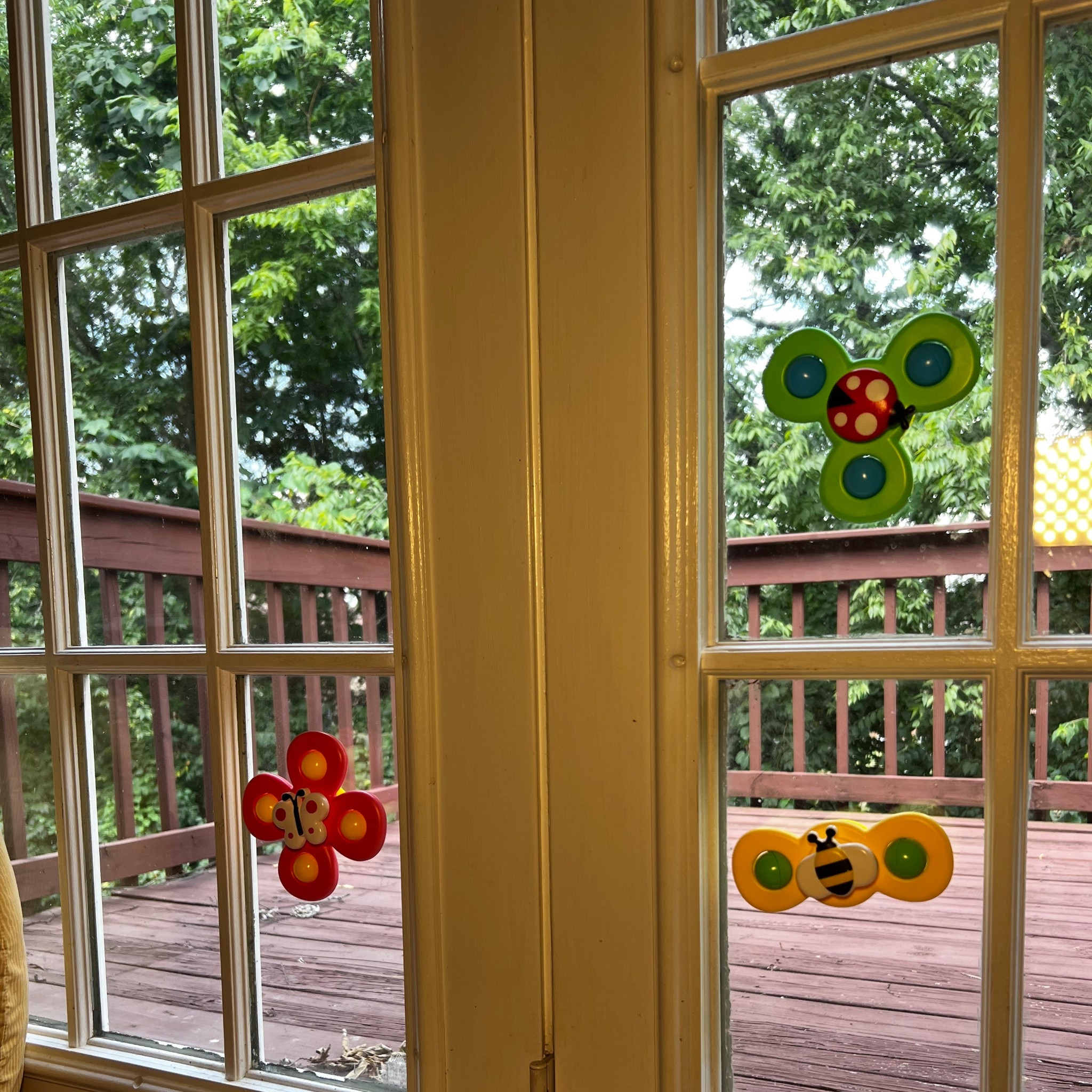 These suction spinners are perfect for doors, windows, the bath, and the car! My son loves them and they keep him occupied for a long time! #kidstoys #babytoys #bathtoys #cartoys

#LTKKids #LTKBaby #LTKFamily