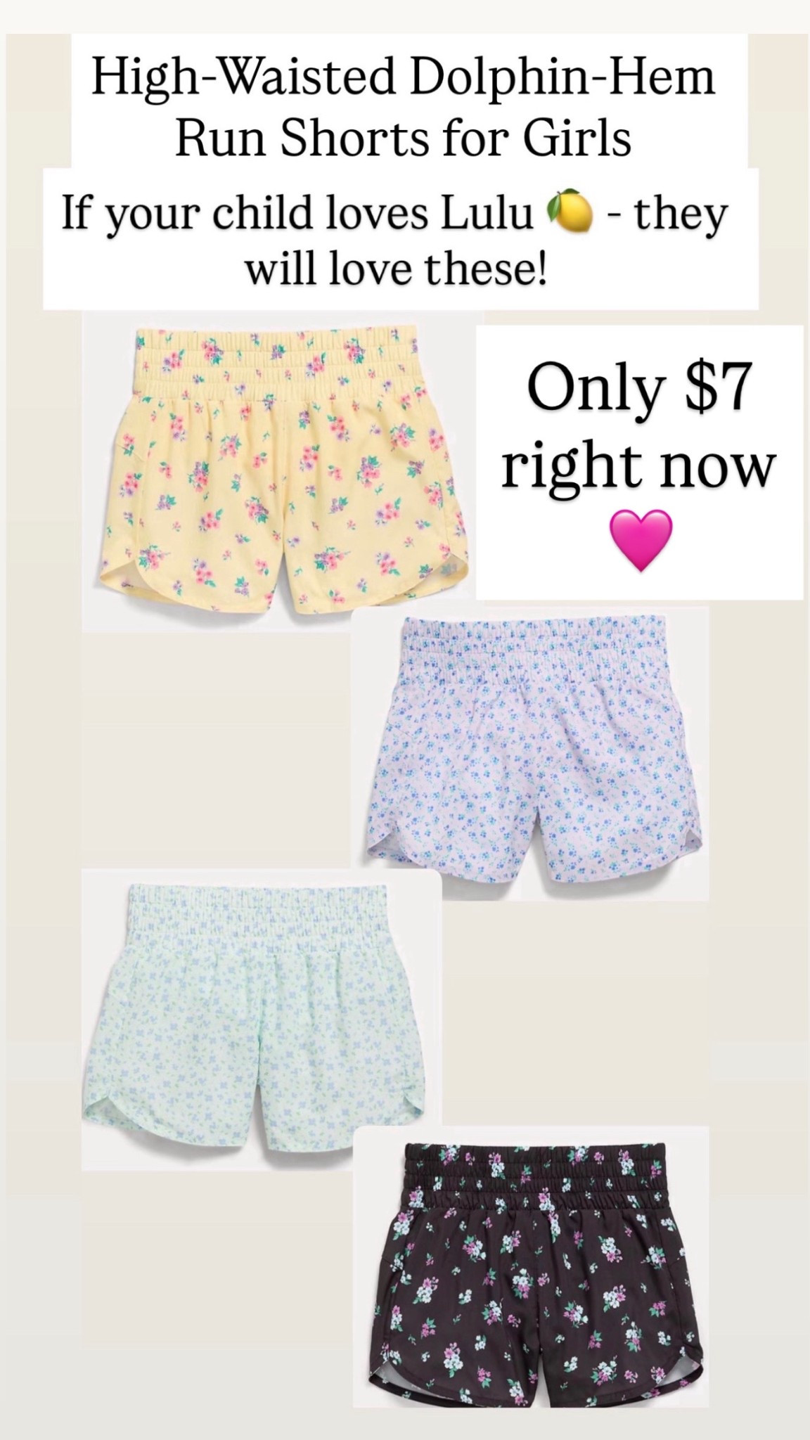 High waisted shirts for girls are $7!! 

#LTKKids #LTKSaleAlert