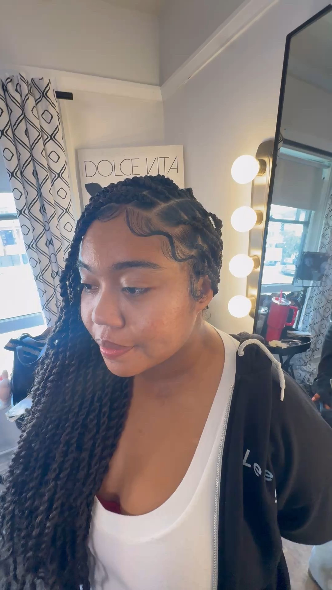 Passion Twists with Knotless roots 🔥😍
