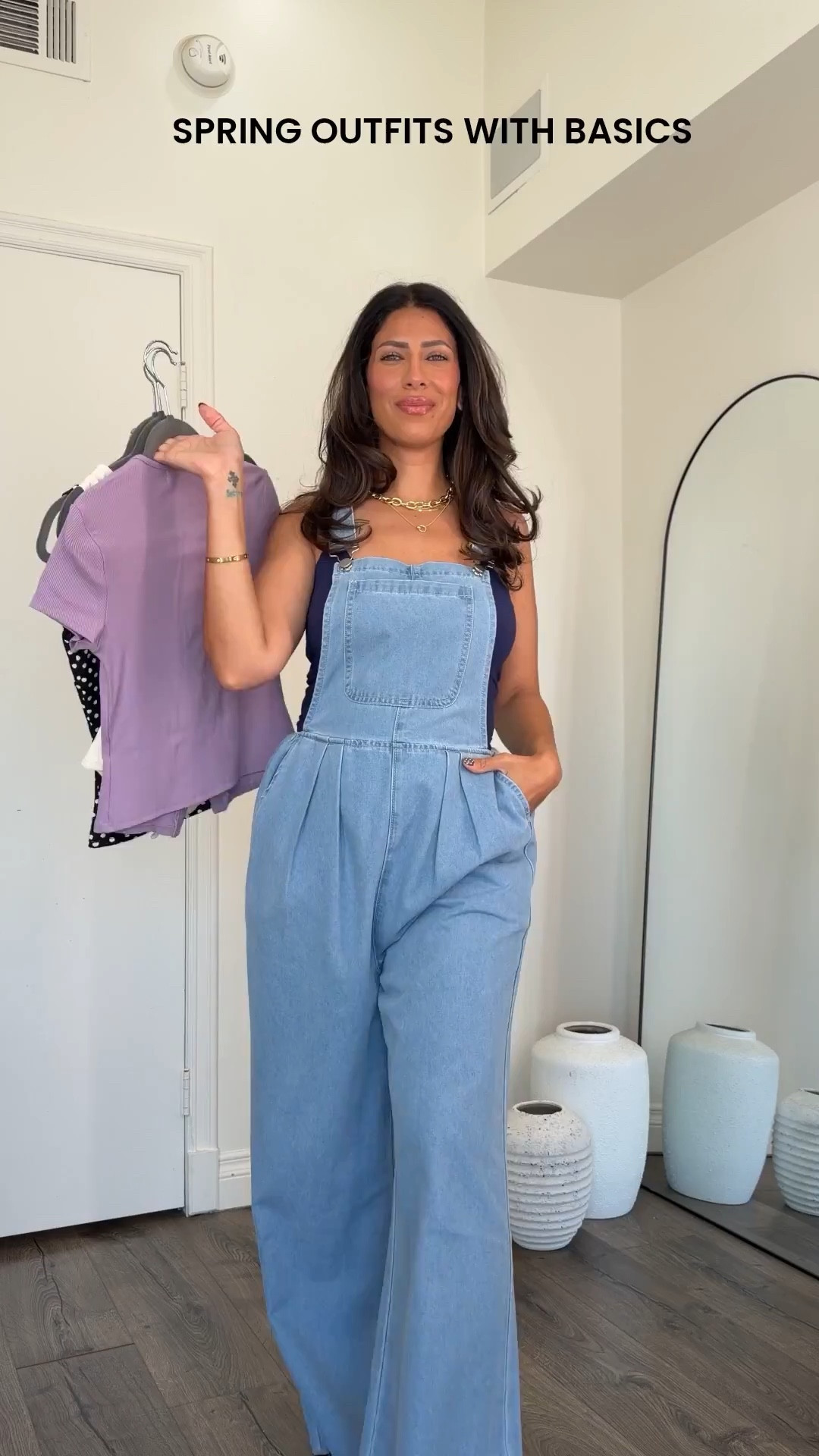 Spring outfits with basic tops! Wearing medium in all the tops! 



#LTKSeasonal #LTKMidsize #LTKootd