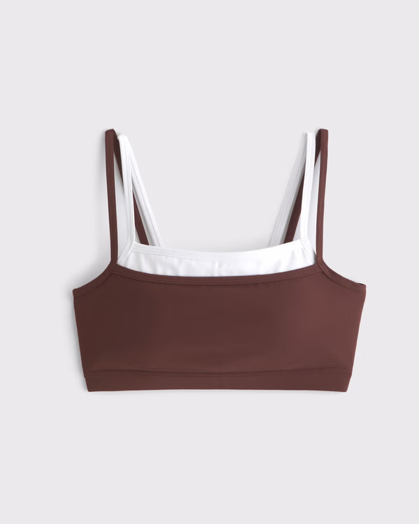 YPB studioFLEX Double-Layered Sports Bra | Abercrombie & Fitch (US)