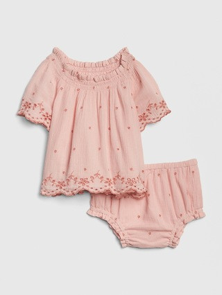 Baby Eyelet Flutter Set | Gap US