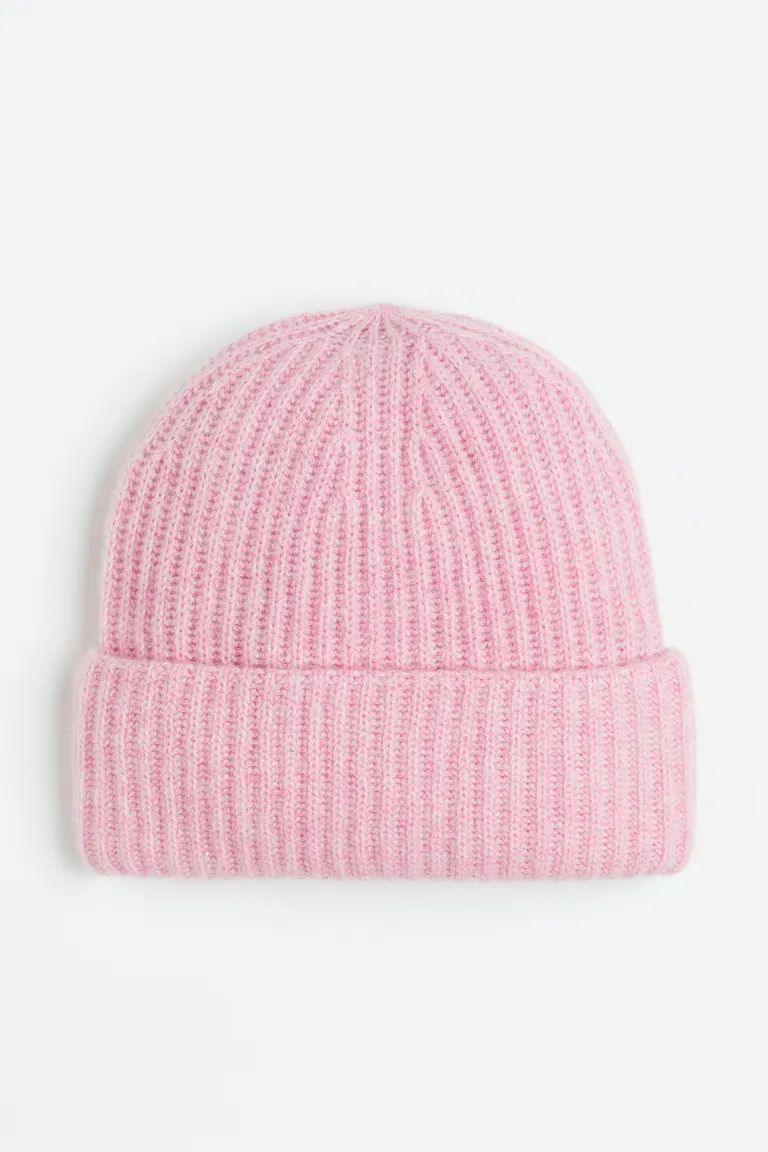 Rib-knit cashmere hat | H&M (UK, MY, IN, SG, PH, TW, HK)