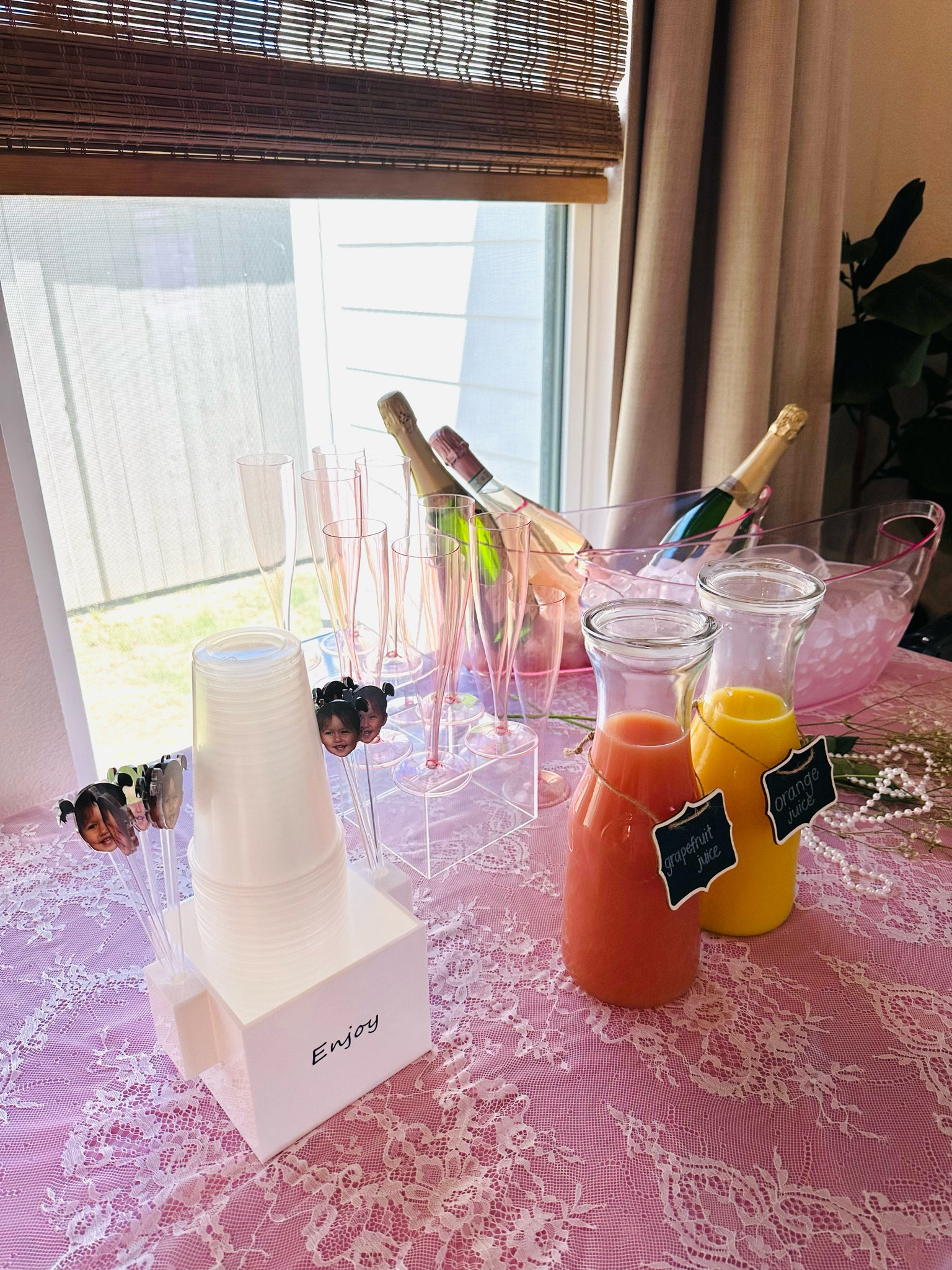 tea party decor drink table details 