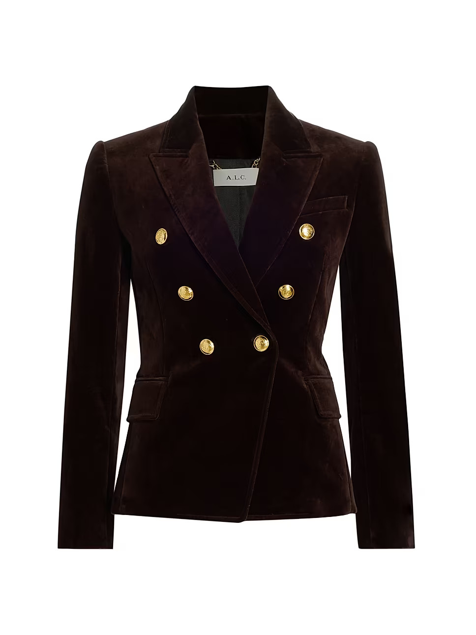 Chelsea Double-Breasted Velvet Blazer | Saks Fifth Avenue