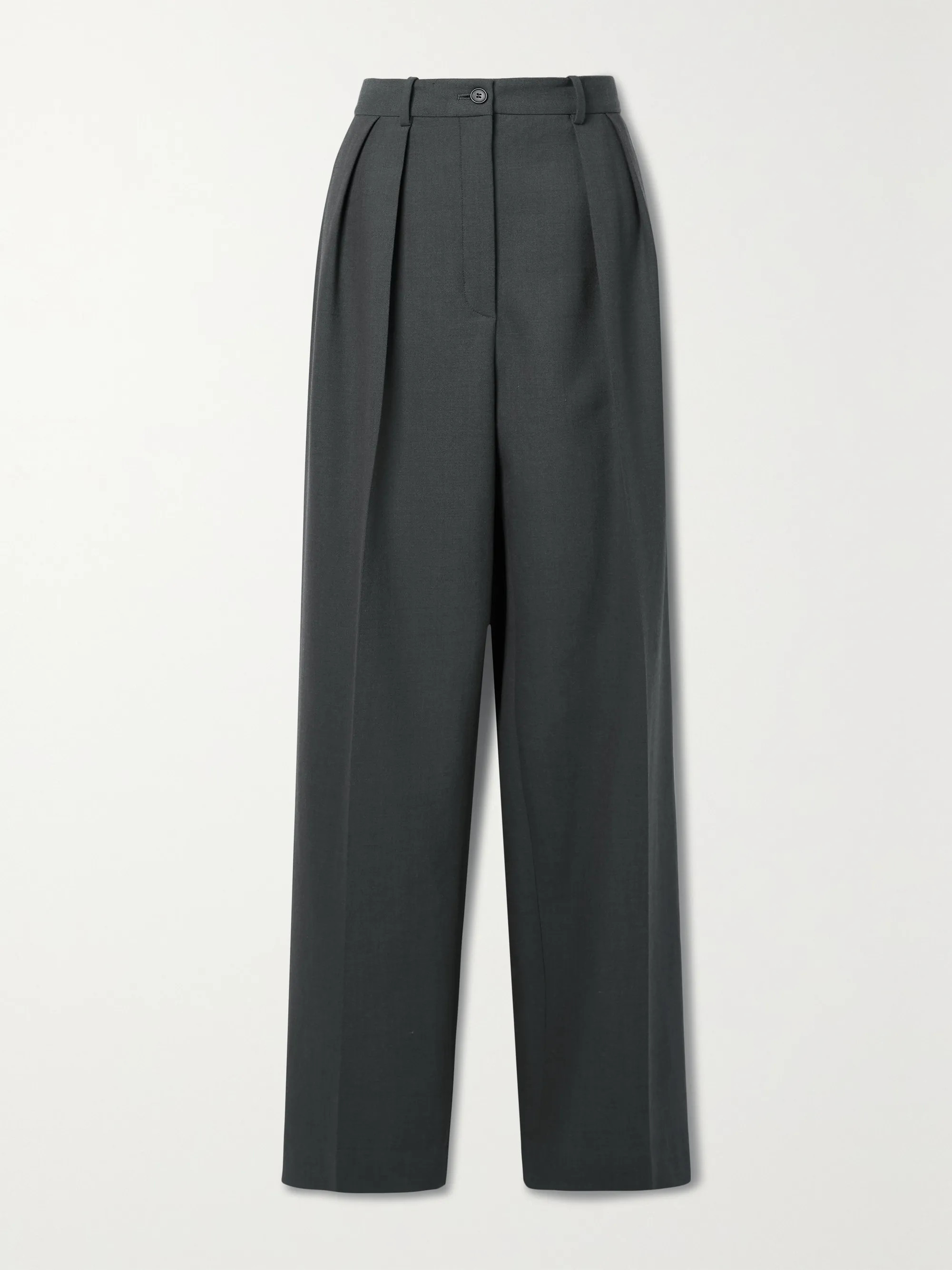 Igor pleated stretch-wool wide-leg pants | NET-A-PORTER (US)