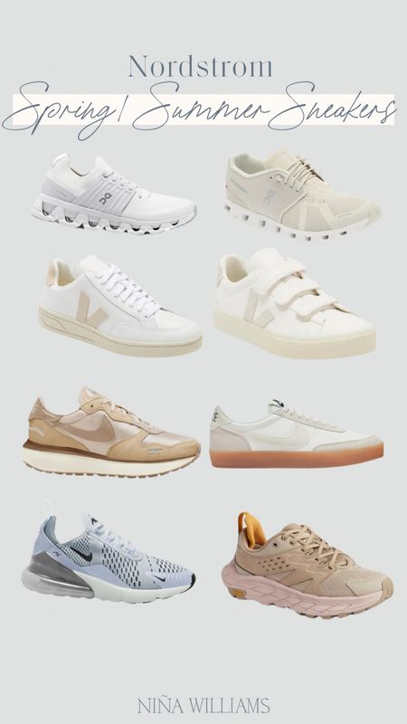 Nordstrom summer/ spring sneakers! Neutral sneakers - white shoes - comfy athletic shoes - travel shoes

#LTKfitness #LTKActive #LTKtravel