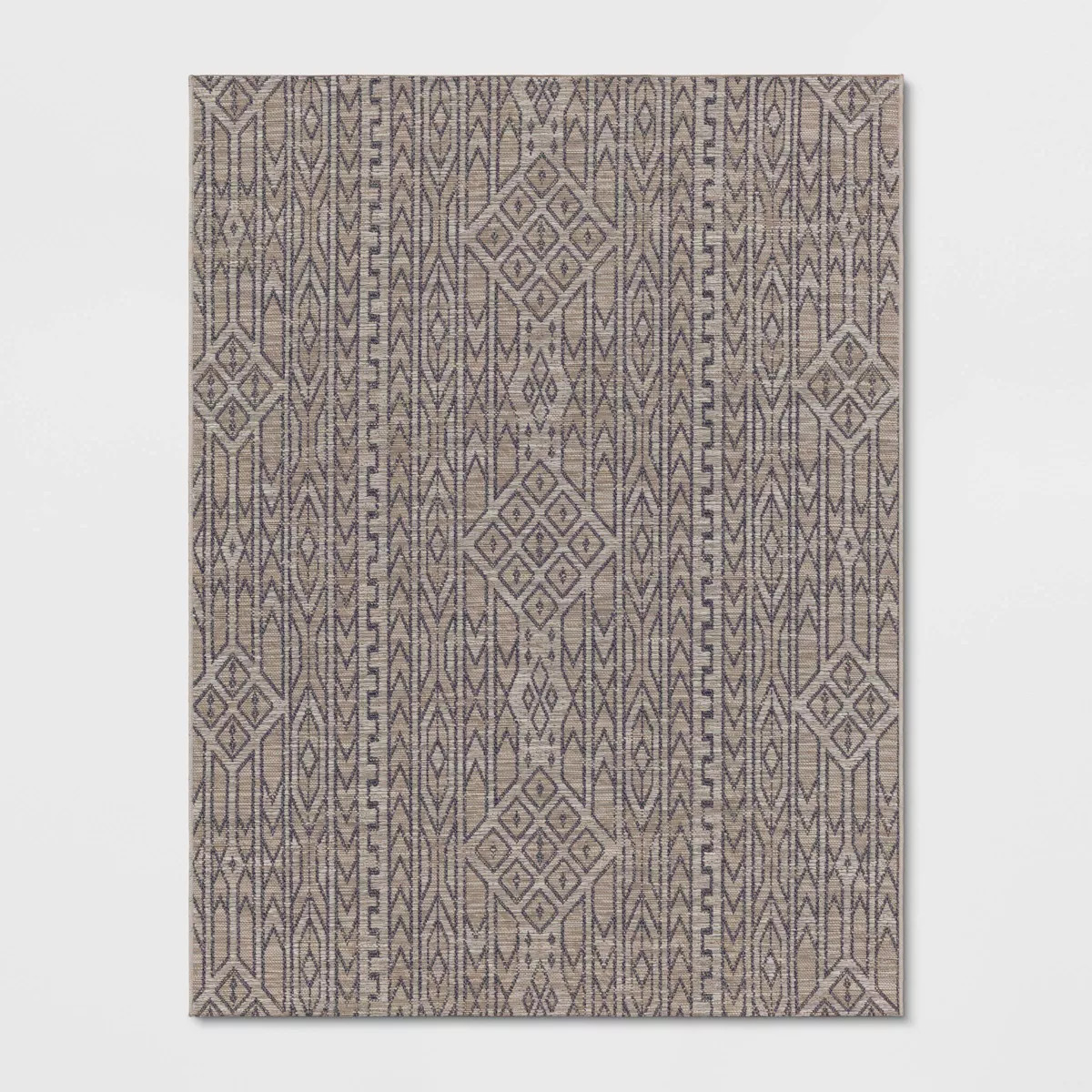 Outlined Geo Pattern Outdoor Rug Neutral - Threshold™ | Target