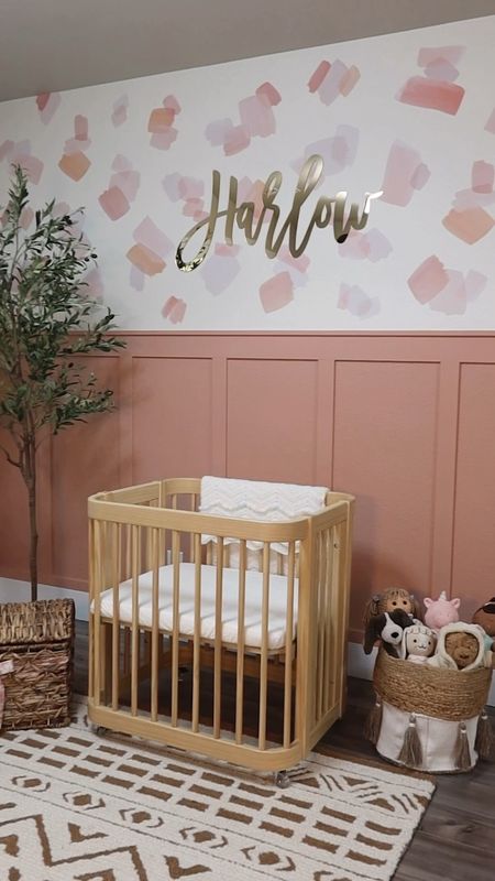 Baby girl nursery 
Baby room
Crib
Home decor
Baby room decor

#LTKhome #LTKbaby #LTKVideo