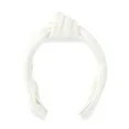 Time and Tru Women's Chenille Top Knot Hair Headband, White | Walmart (US)