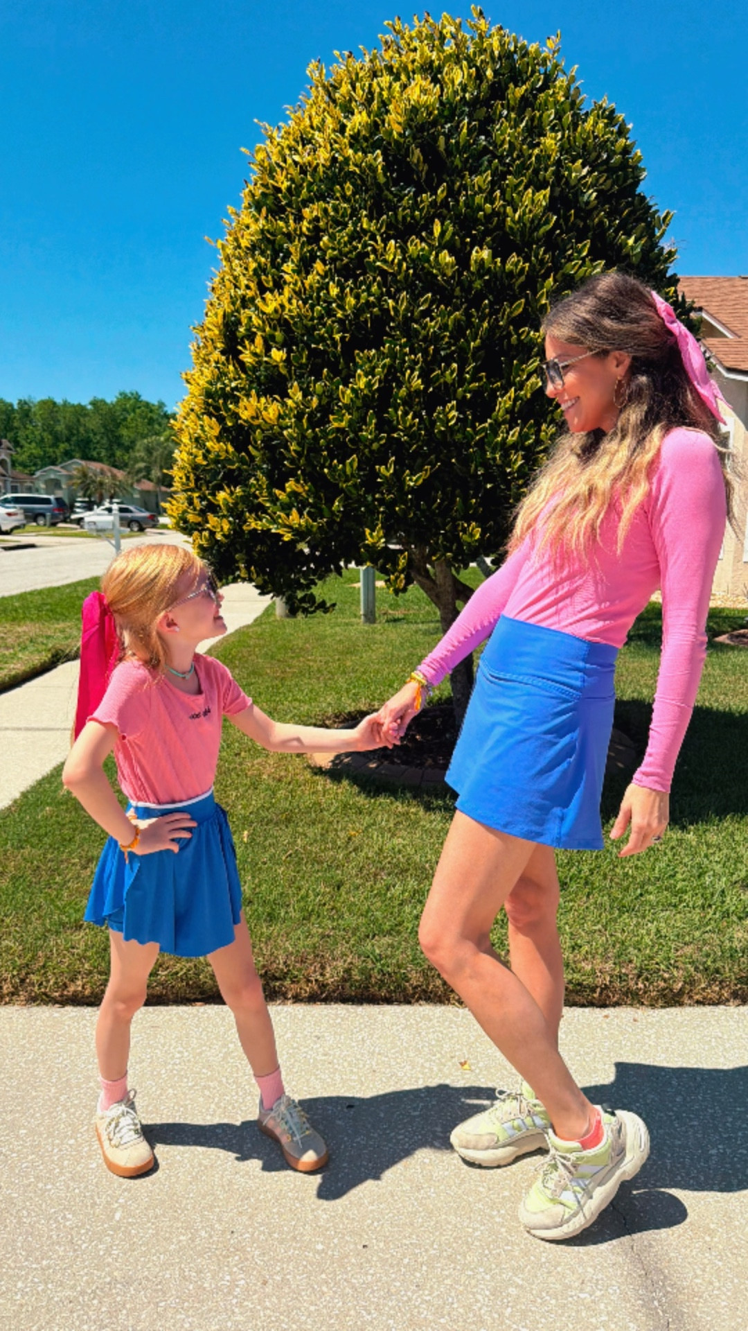 Walmart wins 
Me: Xs top 
Skort xs

Daughter: cs top
Xs skort

#LTKmomlife #LTKfitnessgoals #LTKselfcare