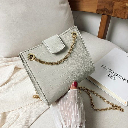 Fashion Women Alligator Leather Crossbody Bags Messenger Bags Shoulder Bag | Walmart (US)