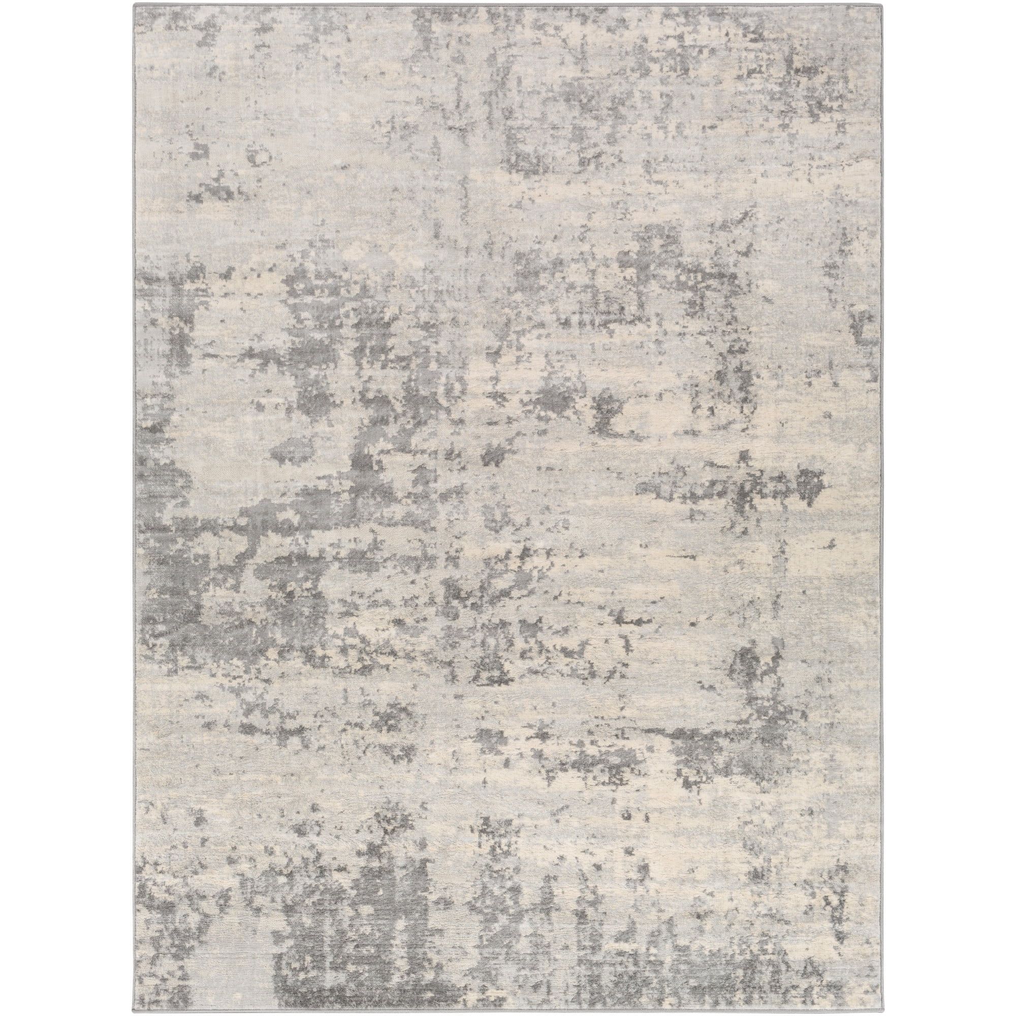 Artistic Weavers Monaco Abstract Area Rug, Silver Gray ,8'10" x 12'3" | Walmart (US)