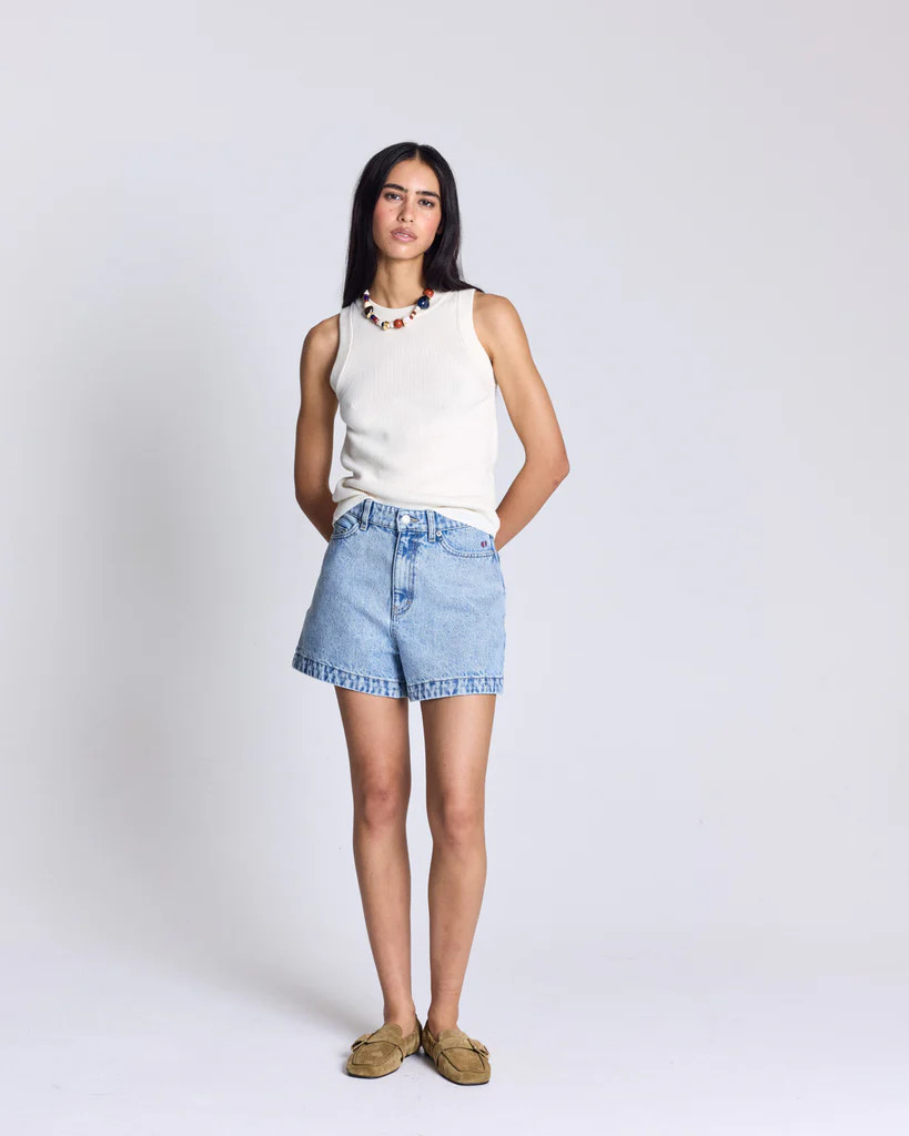 Azure blue Elias shorts | Balzac Paris UK