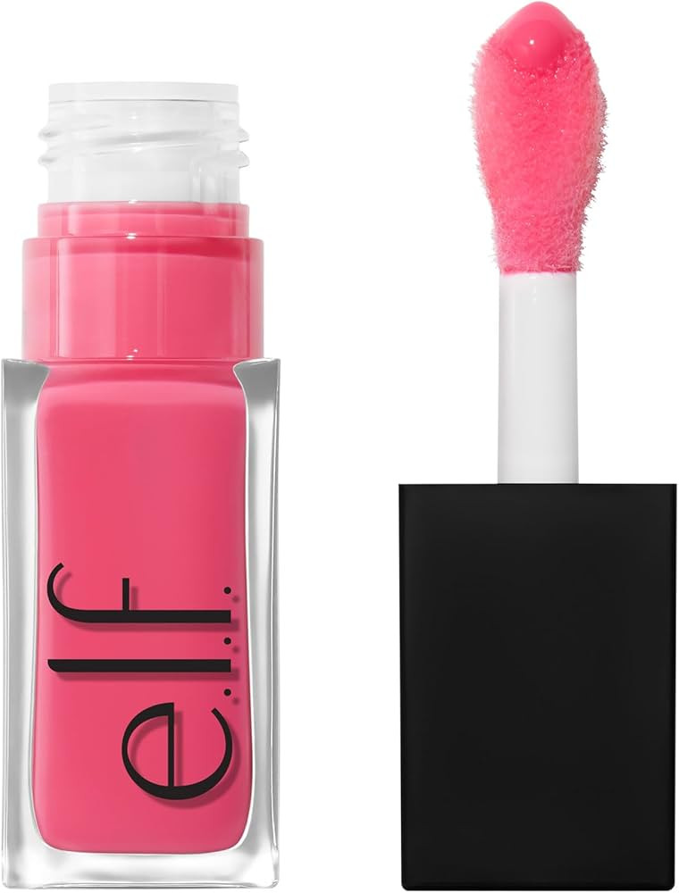 e.l.f. Glow Reviver Plumping Lip Oil, Tinted Lip Plumper For A High-Shine, Plump Finish, Infused ... | Amazon (US)