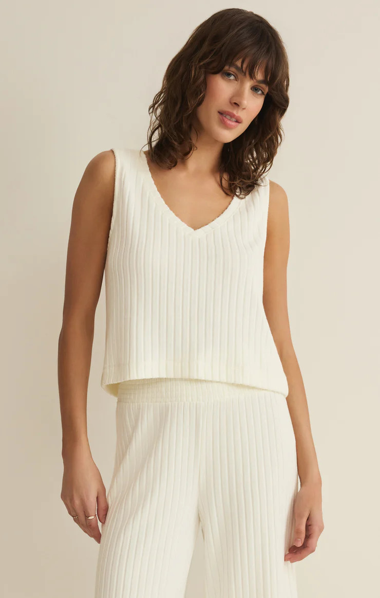 Sloane V-Neck Silky Rib Tank | Z Supply