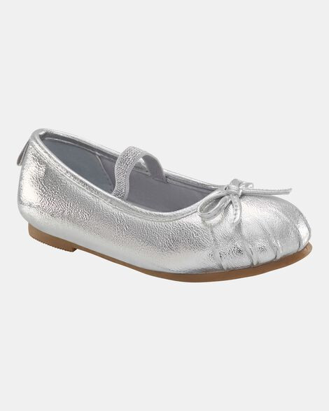 Toddler Ballet Slippers - Silver | Carter's Inc