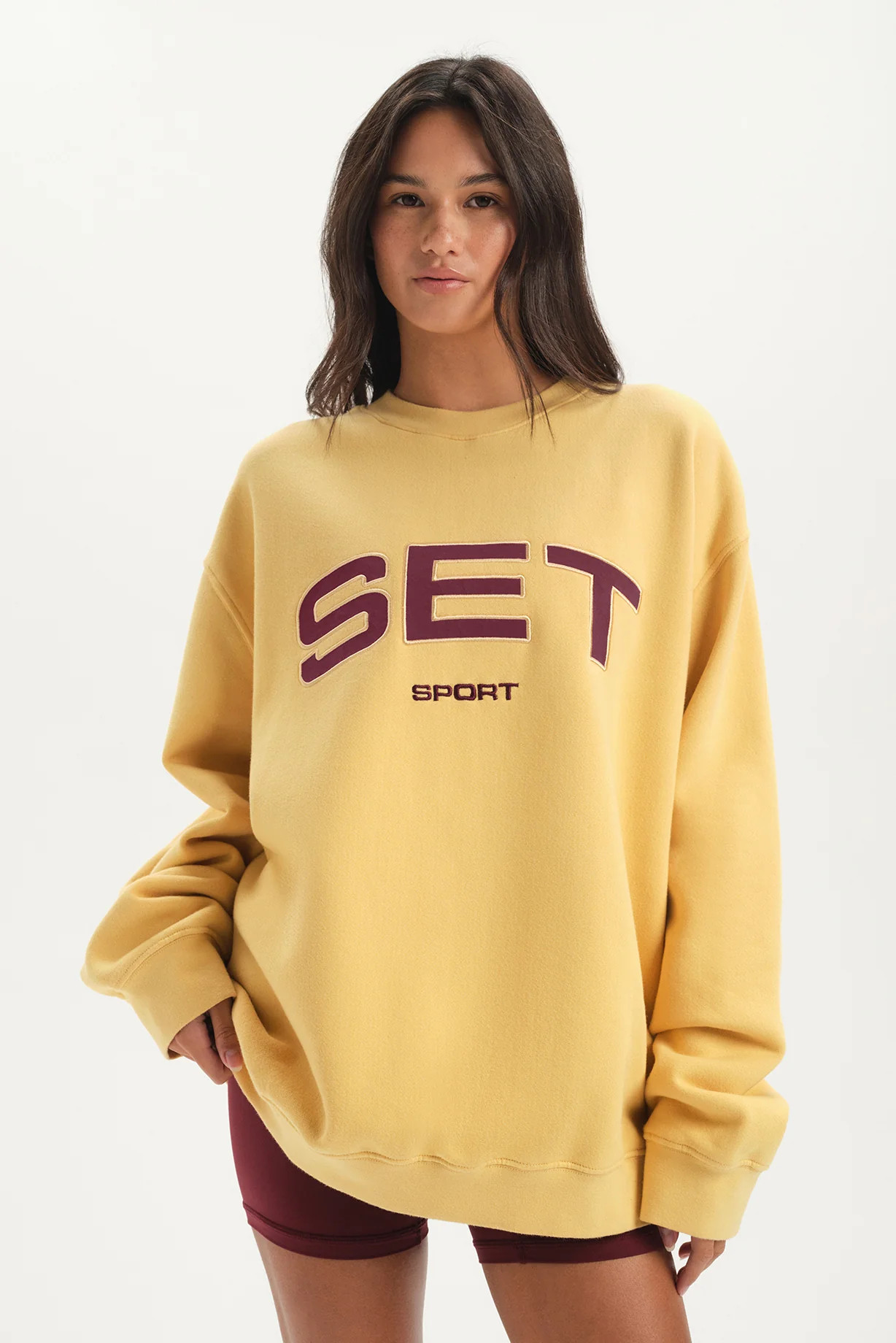 MIDWEIGHT SWEATS STAPLE SET CREWNECK - SAHARA | SET Active