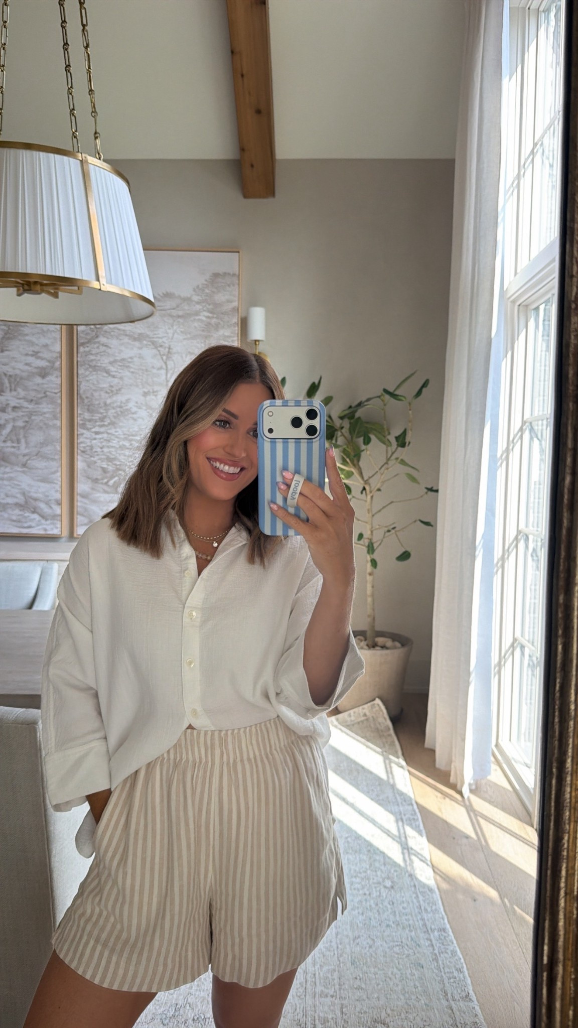 This outfit is SO easy to recreate and features classic pieces. My shorts are old from A&F a few years ago, but linked some similar options to give you the same look. My button down is Madewell last year (looks like only blue is available), but again- linking similar to recreate. My sandals runs tts. 

Stripe shorts, white button down, bump friendly, sandals



#LTKSaleAlert #LTKBump #LTKootd