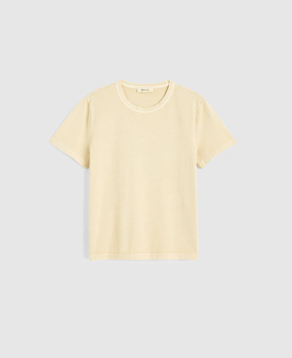 The Perfect Crewneck Tee in Allday Jersey | Madewell
