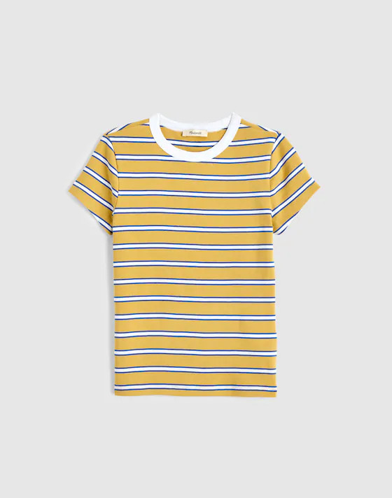 The '90s Crewneck Tee in Compact Cotton | Madewell
