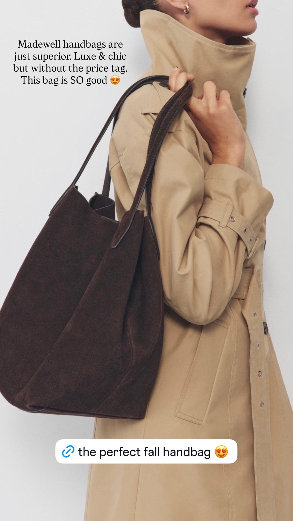 NORDSTROM Anniversary Sale! Items Spotlight! ✨💛

This Madewell oversized shopper tote is perfectly luxe, handcrafted with artisan details, made of soft-grain suede and spacious enough for everyday use. The rich dark carob suede is so perfectly fall and will elevate literally any fall outfit! 👌🏻🍂🤩

Orig. $238
Sale price $158

Tap below to Shop this exact handbag! Linking a few other fabulously luxe options as well👇🏻🔗




#nordstrom anniversary sale
#nordstromAS
#outfit inspo
#fall fashion
#fall handbag
#handbag sale 
#women’s sale 
#oversized tote 
#suede shoulder bag
#transitional fashion
#designer sale 
#mom outfit inspo
#workwear
#teacher outfit 
#fashion inspo
#fall outfit inspo 
#affordable fashion
#workwear outfit 
#date night outfit 
#casual outfit inspo 
#fashion over 40
#handbag under $200
#ootd

#LTKSeasonal #LTKSaleAlert #LTKmomlife