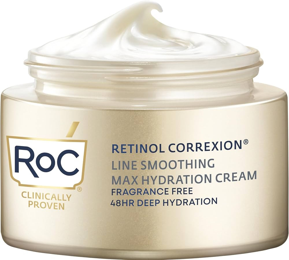 RoC Retinol Correxion Max Daily Hydration Face Moisturizer, Fragrance-Free | Amazon (US)
