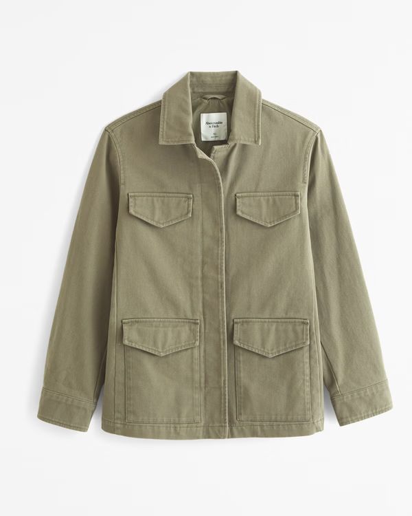 Women's Utility Jacket | Women's Coats & Jackets | Abercrombie.com | Abercrombie & Fitch (US)