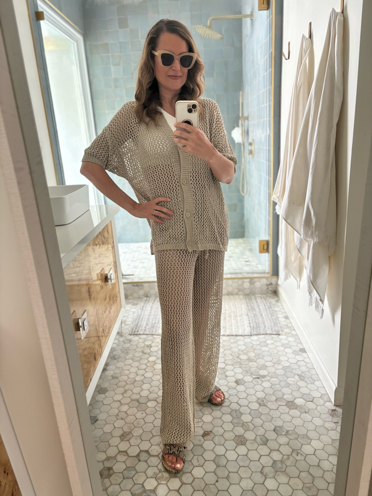 Matching set that is a cover up with coverage but also is breathable!  What more could a girl ask for?  

#LTKfindsunder50 #LTKover40