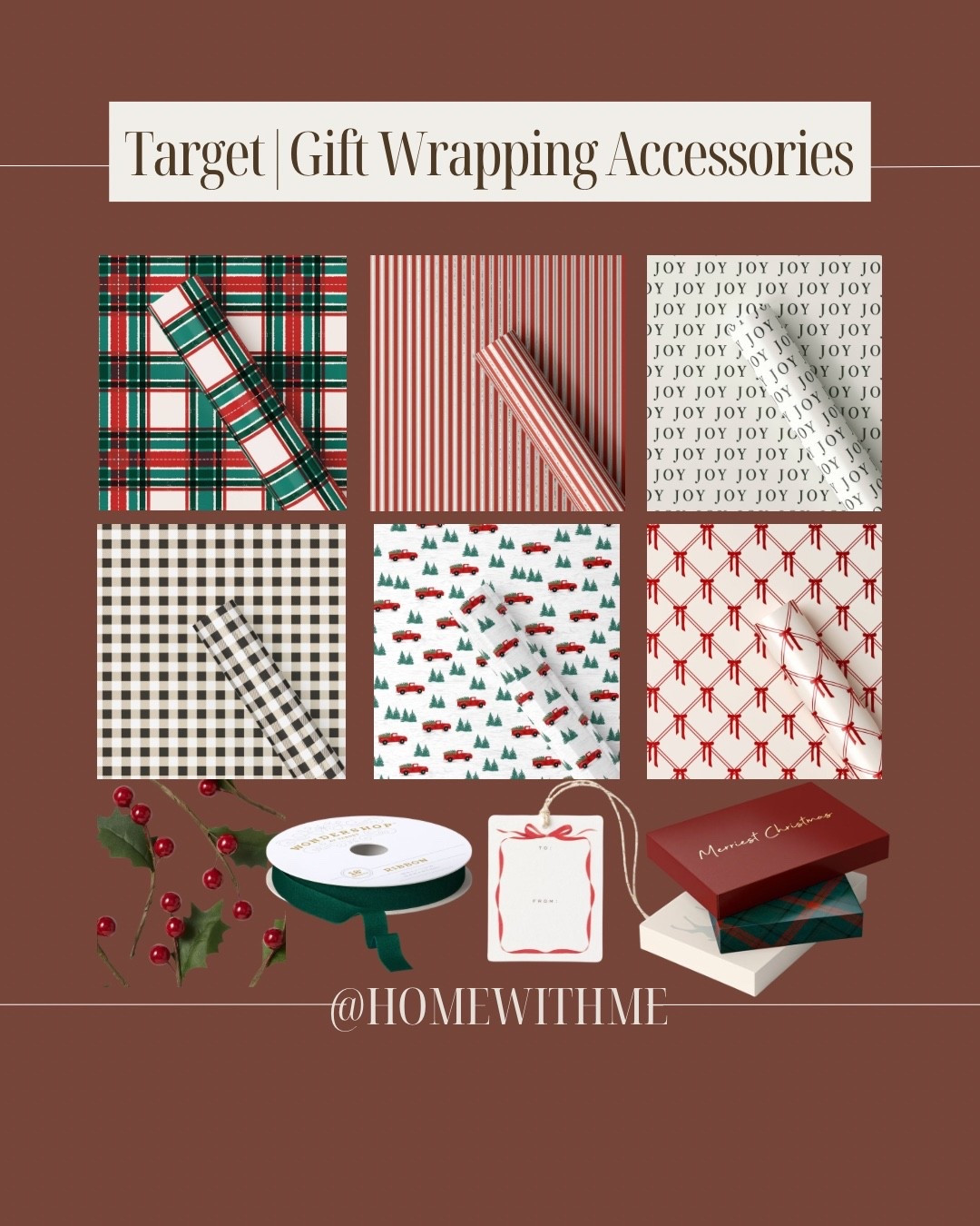 Target gift wrapping accessories!Santa

#LTKHoliday #LTKSeasonal